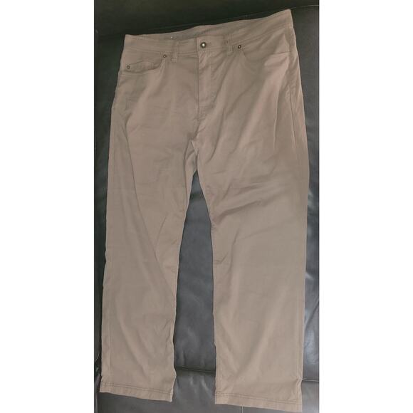 PRANA Breathe Men’s Pants Stretch Slim Fit OutDoor Hiking Size 36x30 - Picture 1 of 11